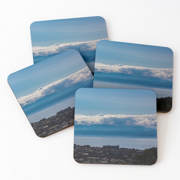 Item preview, Distant low clouds over mountains designed and sold by Shizenkai.