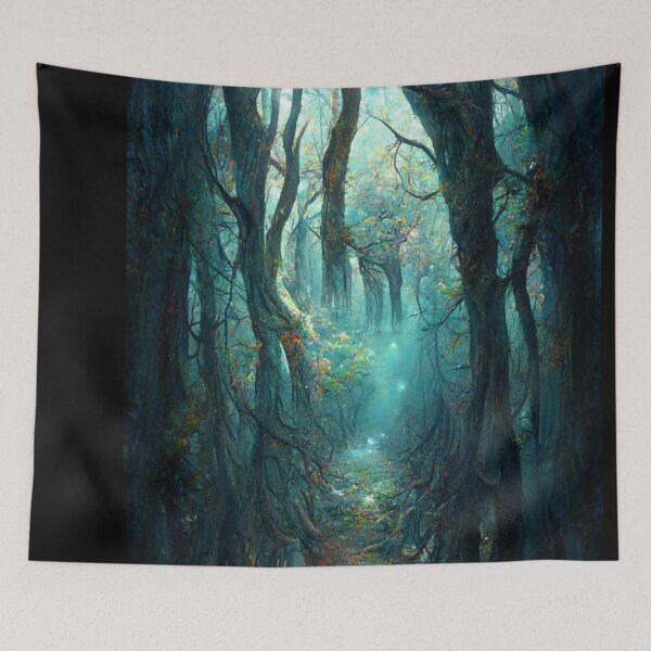 Item preview, Fairytale forest - Fantasy dream designed and sold by Monkyra.