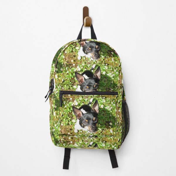 Item preview, Rat Terrier in Daisies designed and sold by TwoSmallPtatoes.