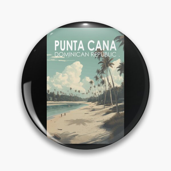 Item preview, Punta Cana Dominican Republic Travel Art Vintage designed and sold by KrisSidDesigns.