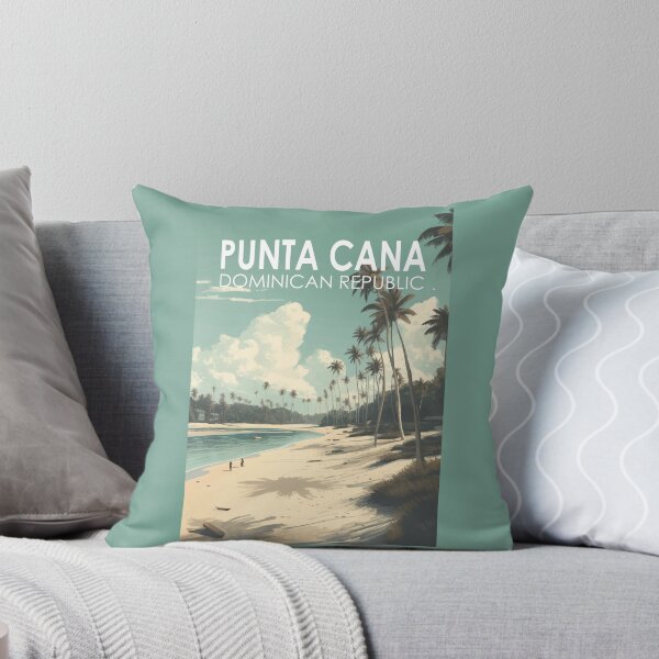 Item preview, Punta Cana Dominican Republic Travel Art Vintage designed and sold by KrisSidDesigns.