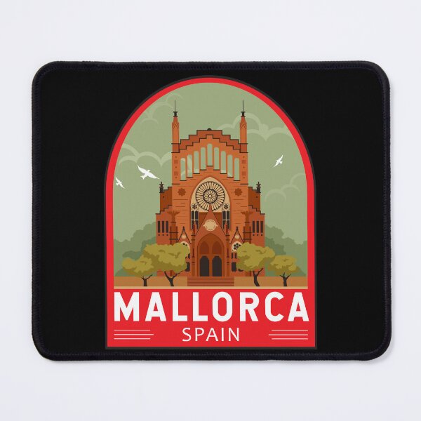 Item preview, Mallorca Spain Travel Retro Emblem designed and sold by KrisSidDesigns.
