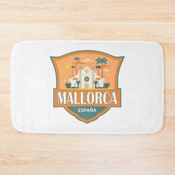 Item preview, Mallorca Spain Travel Retro Badge designed and sold by KrisSidDesigns.