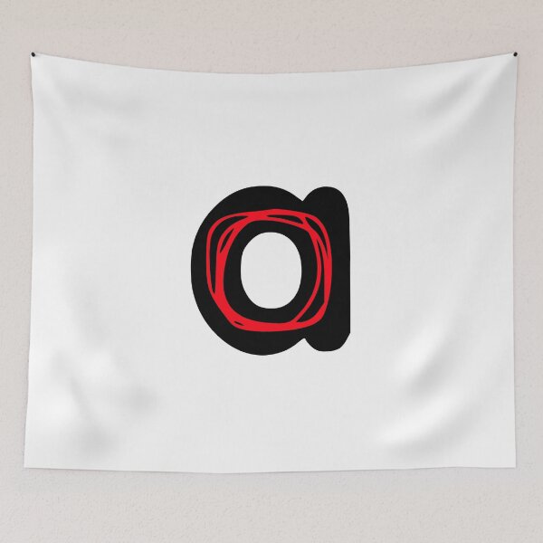 Item preview, Letter a - red on a transparent background designed and sold by WRECZ.
