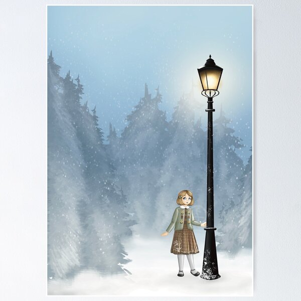 Chronicles of Narnia, snow, lamp, post, aslan, ice, HD phone