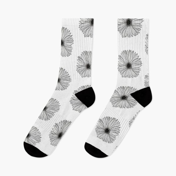 Item preview, Large Bloom of a Black and White Flower designed and sold by HanaiPrint.