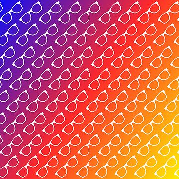 Artwork thumbnail, Glasses Rainbow Gradient by OpticianNow