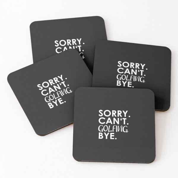 Item preview, Sorry. Can't. Golfing. Bye. designed and sold by ponat.