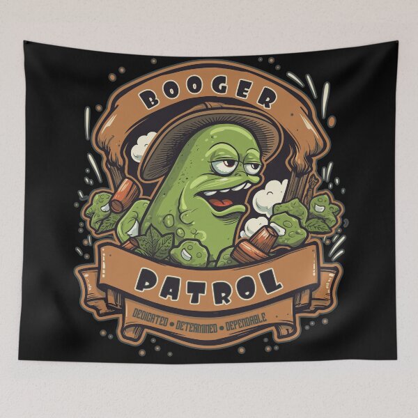 Item preview, Booger Patrol" - A Fun and Playful Design for Kids designed and sold by danielliamgill.