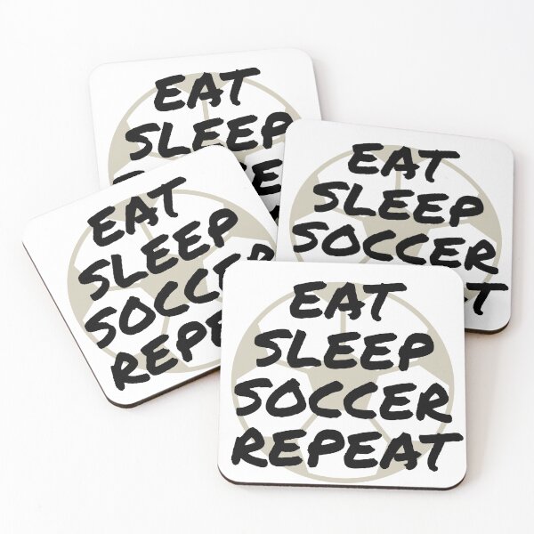 Item preview, Eat Sleep Soccer Repeat designed and sold by bunhuggerdesign.