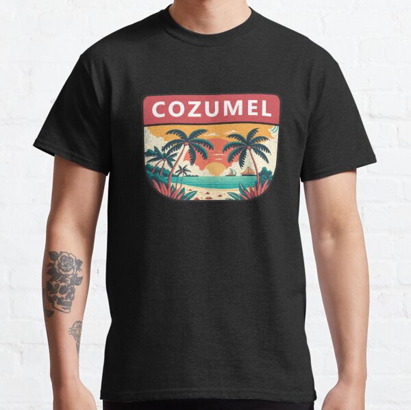 Reef Cozumel Mexico Novelty Boob Breast Type Reef Vintage T-Shirt