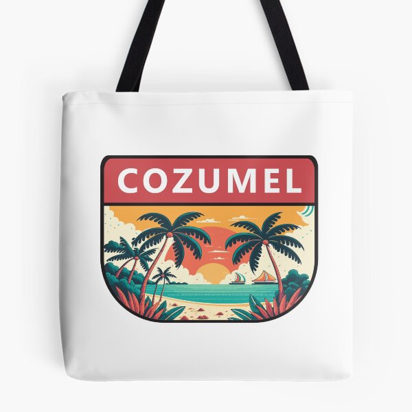 Item preview, Cozumel Mexico Retro Emblem designed and sold by KrisSidDesigns.