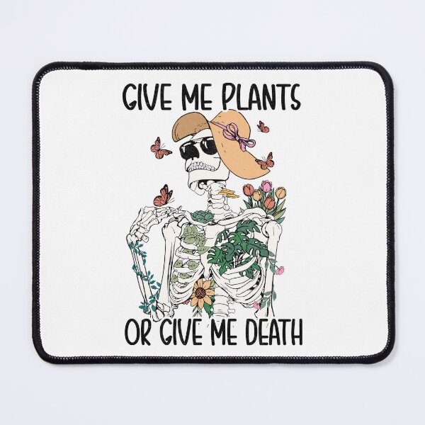 Artikelvorschau, Gib mir Pflanzen oder gib mir den Tod, Gartendesign, Skelettgartenarbeit entworfen und verkauft von Luckydog23.