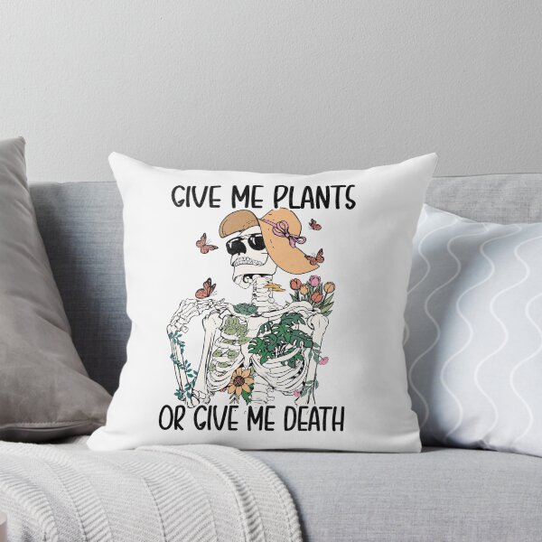 Aperçu de l'œuvre Donnez-moi des plantes ou donnez-moi la mort, conception de jardinage, jardinage squelette créée et vendue par Luckydog23.