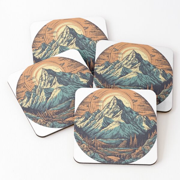 Item preview, A Retro Mount Cook / Aoraki - Vintage New Zealand  designed and sold by GVRDesign.