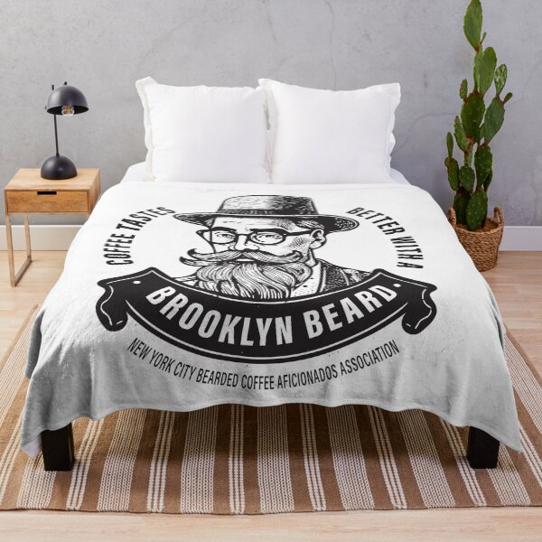 Item preview, Coffee tastes better with a Brooklyn beard designed and sold by BrooklynMugs.
