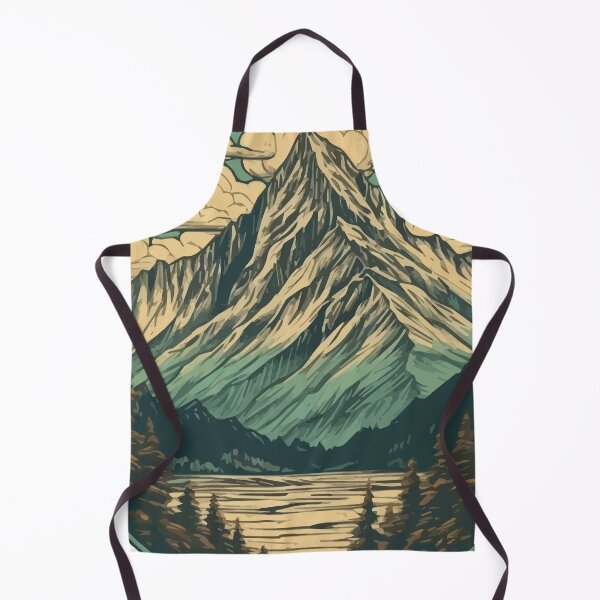 Item preview, A Retro Mount Cook / Aoraki In Dusky Blue- Vintage New Zealand designed and sold by GVRDesign.
