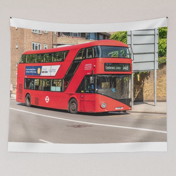 Item preview, Red London Double Decker Bus, Route 148 to Camberwell Green designed and sold by dvlcom.