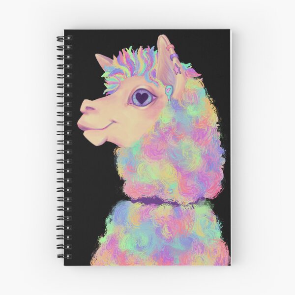 Item preview, Pastel heart-eyed llama designed and sold by strzmarta.