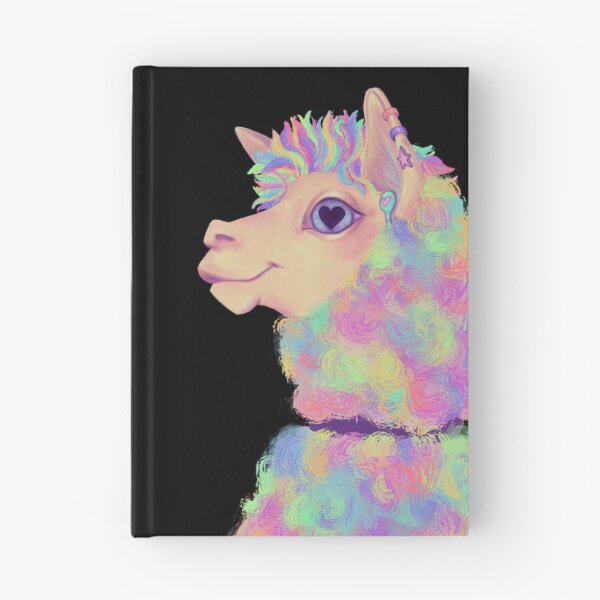 Item preview, Llama de ojos de corazón pastel designed and sold by strzmarta.