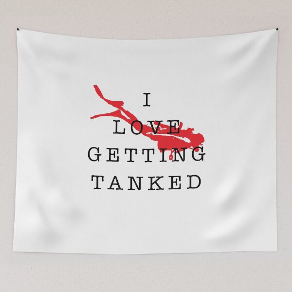 Item preview, I Love Getting Tanked Funny Scuba Diving  designed and sold by onceproject.