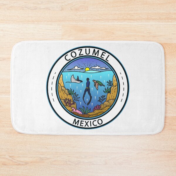 Item preview, Cozumel Mexico Scuba Badge designed and sold by KrisSidDesigns.