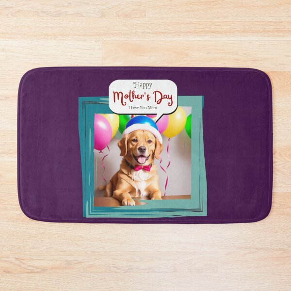 Artikelvorschau, Golden Retriever Hund Happy Mother's Day in Party entworfen und verkauft von Tio-Tecun.