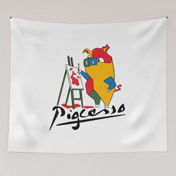 Item preview, Pigcasso by Tobe Fonseca designed and sold by Tobe Fonseca®.