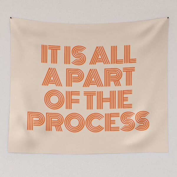Item preview, It Is All a Part of the Process Inspirational Quote designed and sold by SweetLog.
