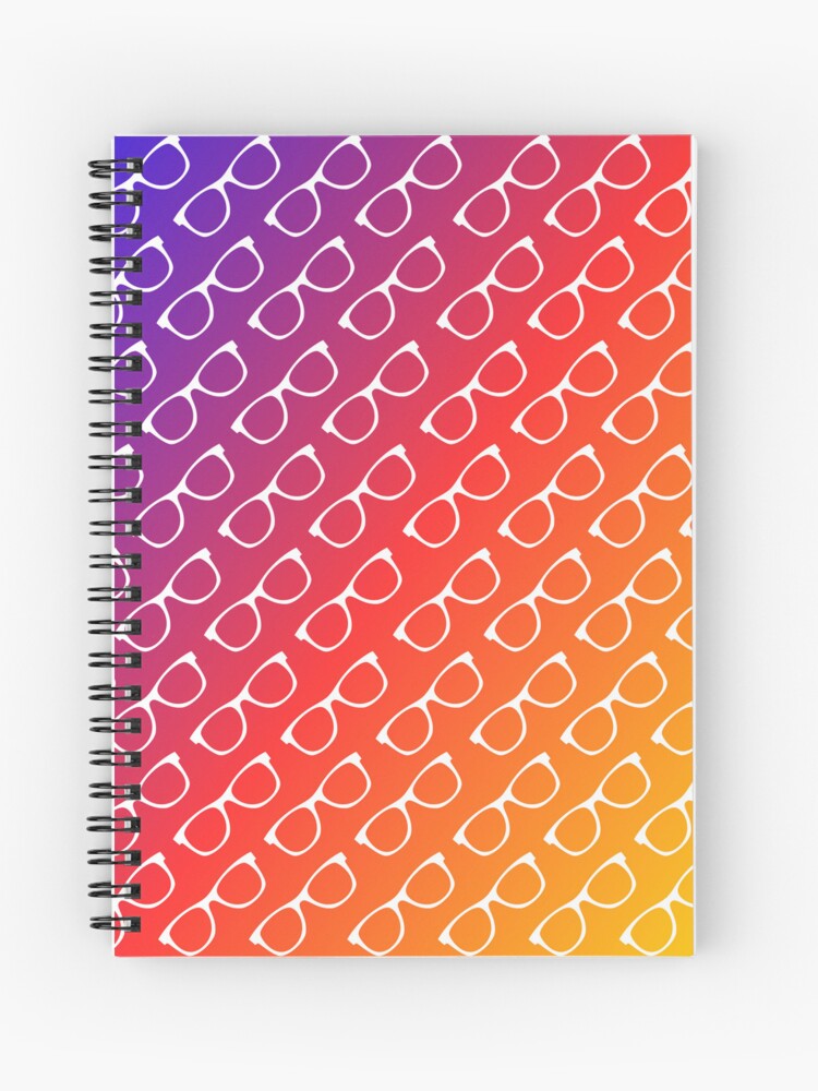 Thumbnail 1 of 3, Journal, Glasses Rainbow Gradient designed and sold by OpticianNow.