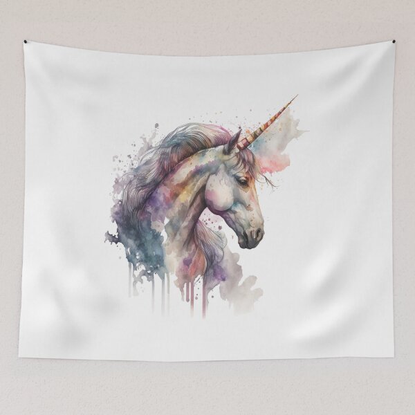 Item preview, Watercolor Magical Unicorn designed and sold by SaikoDesigns.