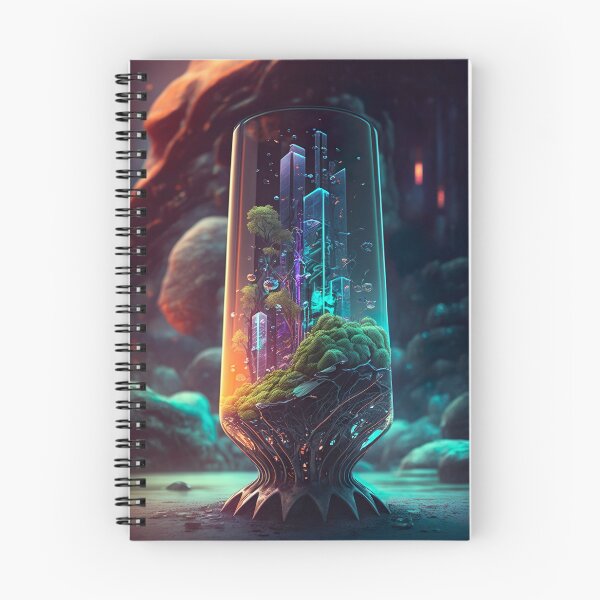 Item preview, Tiny Futuristic City - Science Fiction designed and sold by unknown-places.