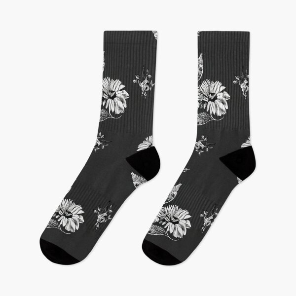 Item preview, Black and White flower pattern designed and sold by K-Art-Design.