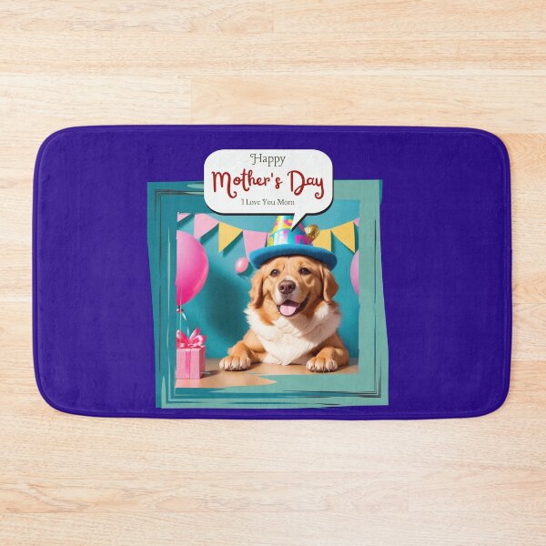 Artikelvorschau, Golden Retriever Hund Happy Mother's Day in Party entworfen und verkauft von Tio-Tecun.