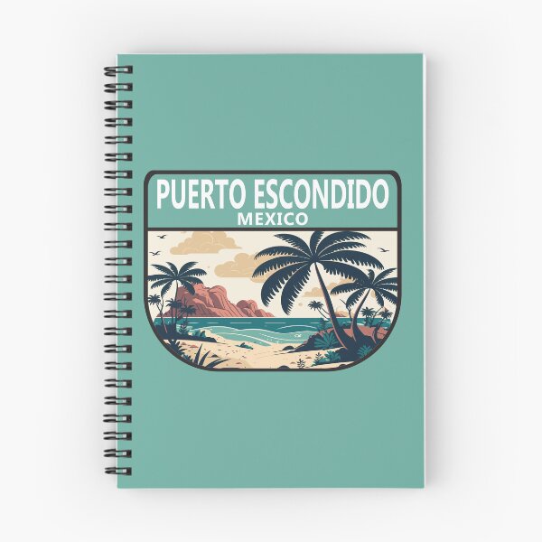 Item preview, Emblema retro de Puerto Escondido México designed and sold by KrisSidDesigns.