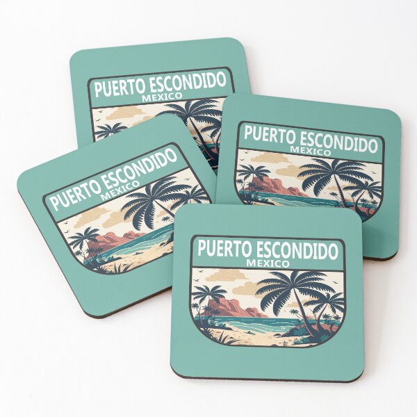 Item preview, Emblema retro de Puerto Escondido México designed and sold by KrisSidDesigns.