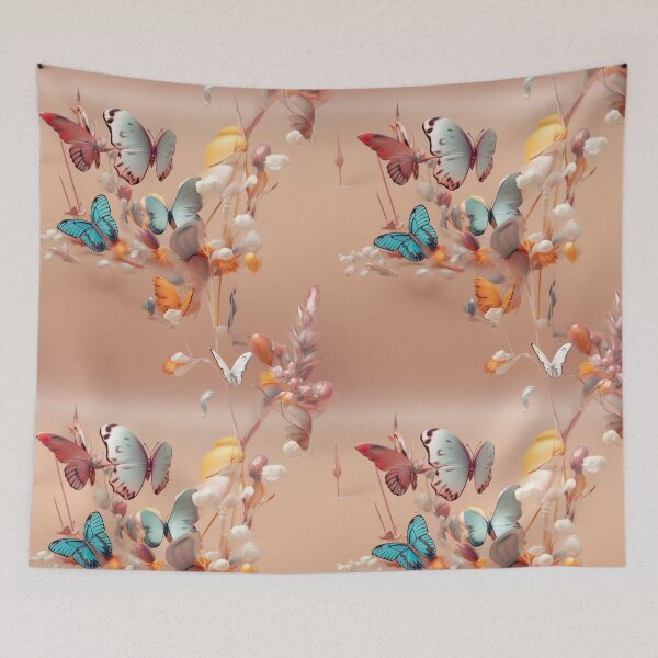 Item preview, Butterflies - endless pattern designed and sold by PoppinArtFox.