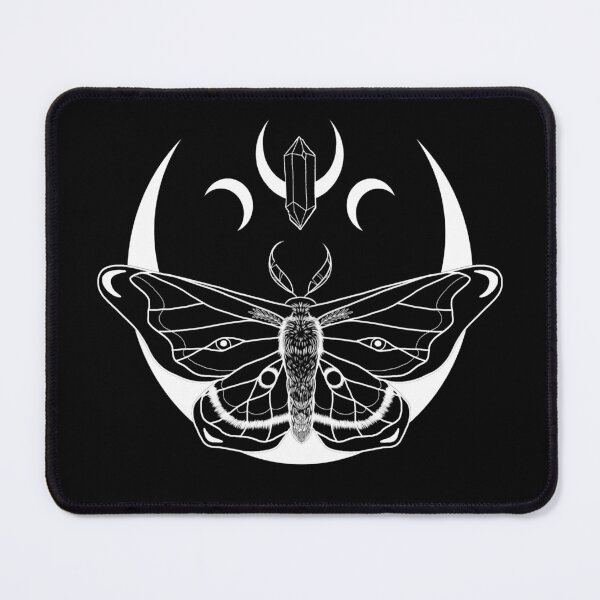 Item preview, Moon & Moth (Black) designed and sold by CoffinBoneArt.