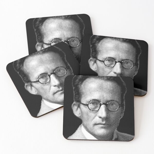 Aperçu de l'œuvre Erwin Schrodinger, portrait créée et vendue par close-up.biz.