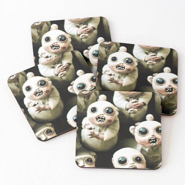 Item preview, Lovely Hungry Monsters - Seamless Pattern designed and sold by Chubuter.