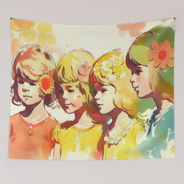 Item preview, Flower Power Kids designed and sold by CocoaWahine.