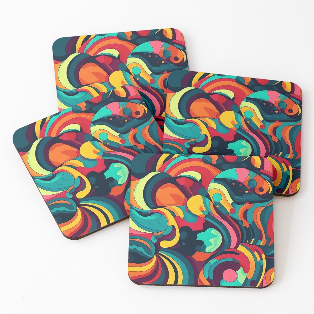 Item preview, Coasters (Set of 4) designed and sold by Hashola.