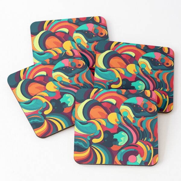 Item preview, Abstract Bold Color Pattern designed and sold by Hashola Designs.