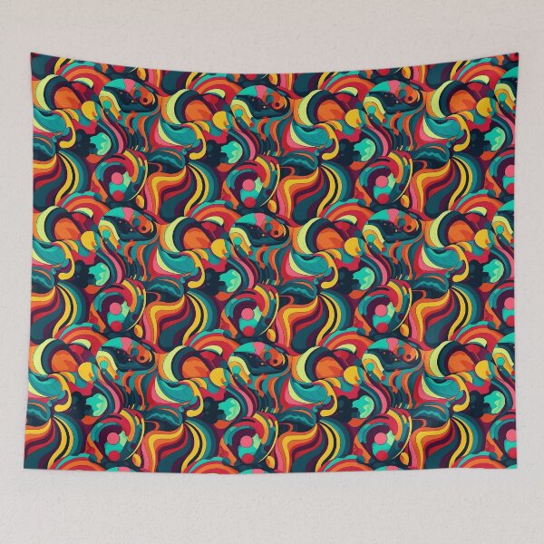 Item preview, Abstract Bold Color Pattern designed and sold by Hashola Designs.