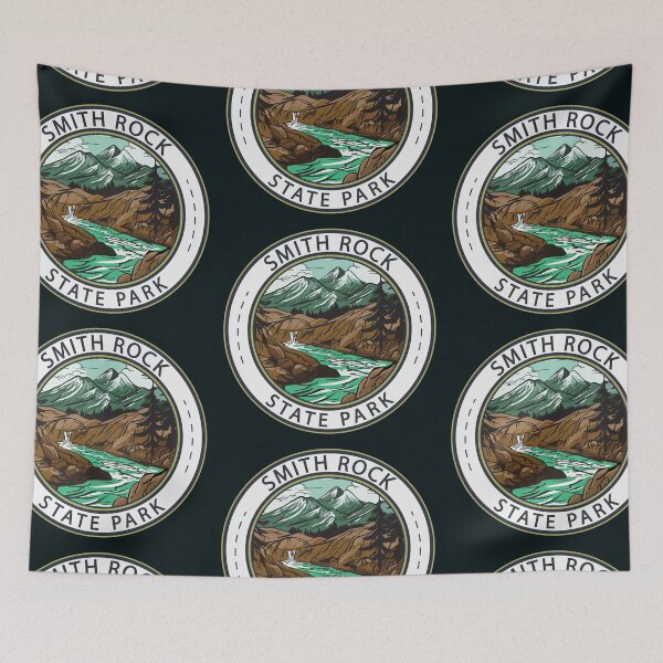 Item preview, Smith Rock State Park Oregon Badge designed and sold by KrisSidDesigns.