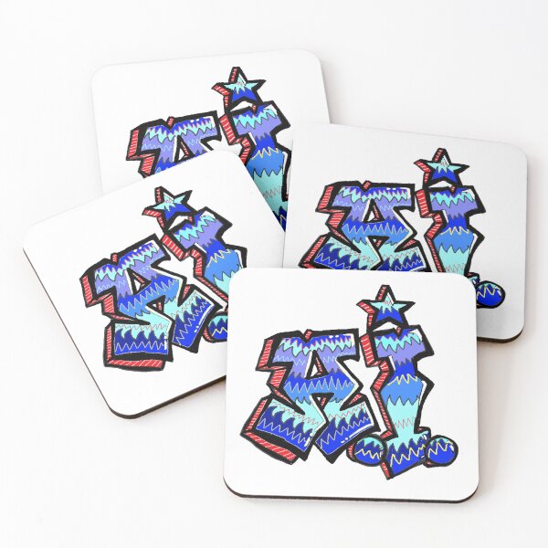 Item preview, graffiti,letter,Ai,artificial inteligence,blue designed and sold by LowEndGraphics.