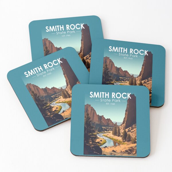 Item preview, Smith Rock State Park Oregon Travel Art Vintage designed and sold by KrisSidDesigns.