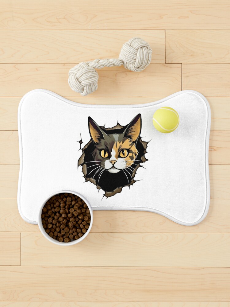 Cartoon Cats Pet Food Mat