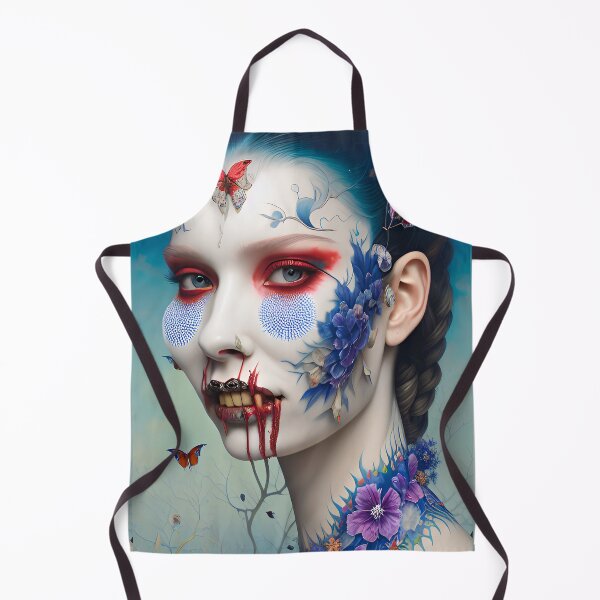 Item preview, White vampire with flower tattoo designed and sold by MadinaFatt.