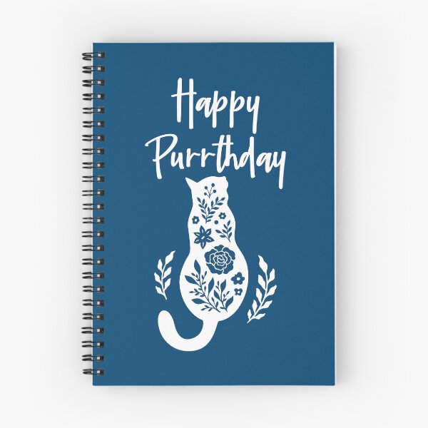Item preview, Happy PURR-THDAY, Cat Miaw Lovers, Funny Birthday Gift For Cat Lovers #1 designed and sold by SalahBlt.